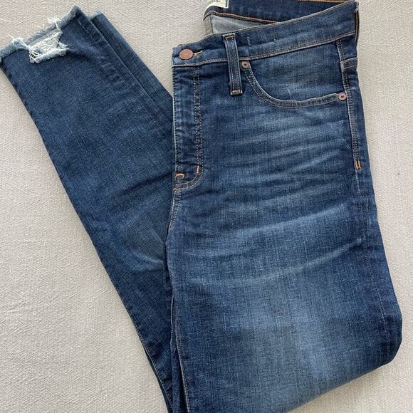 New ~ MADEWELL ~ High-Rise ~Destructed-Hem Edition. ~s z 30 - Picture 5 of 8